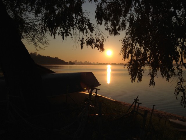 Early Sunday Morning at UWA Boatshed