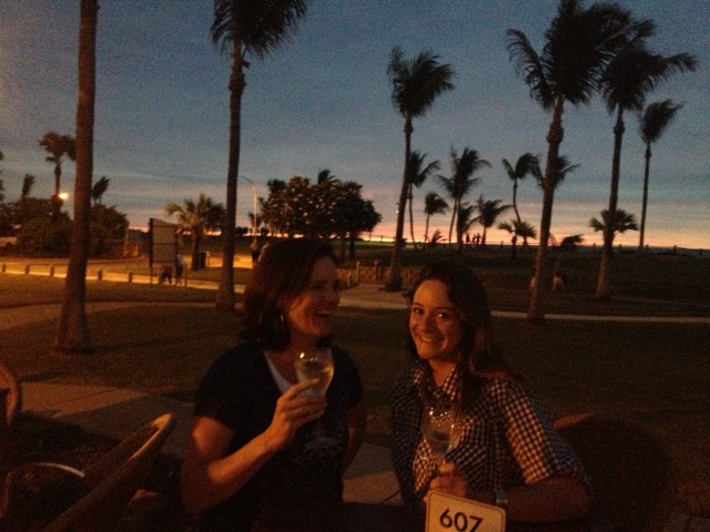 Sunset drinks in Broome