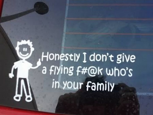 car funny stickers